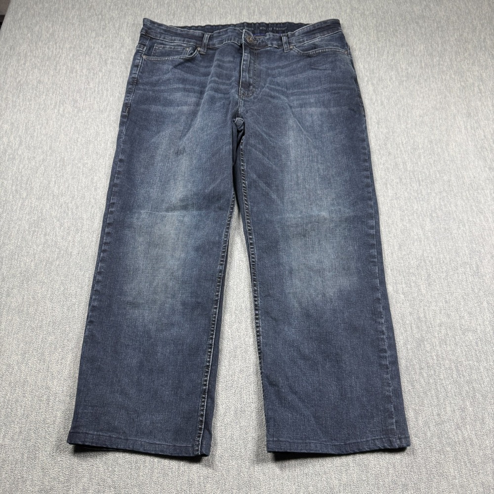 Calvin Klein Jeans Mens 38x27 Blue Straigght Leg Denim Pants Classic Five Pocket